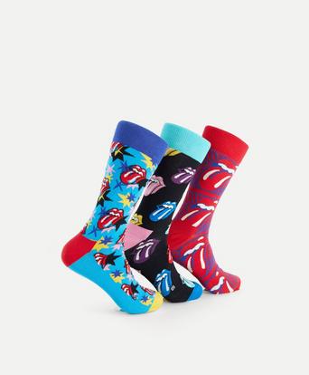 Happy Socks Strumpor 3-pack Rolling Stones Box Multi