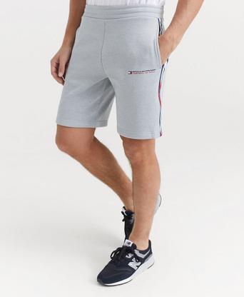 Tommy Hilfiger SHORTS Fleece SHorts With Tape 9" Grå