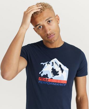 Peak Performance T-shirt Print Tee Blå