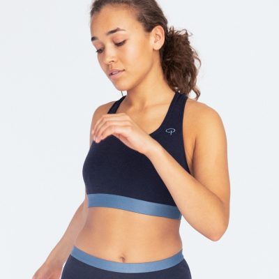 Sport-bh Merinoull - Navy - XS