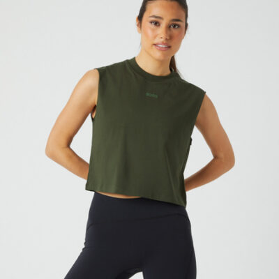 Björn Borg Borg Cropped Tank Grön
