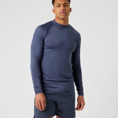 Björn Borg Borg Mock Neck Ls T-shirt Blå