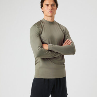Björn Borg Borg Mock Neck Ls T-shirt Grön