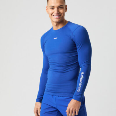 Björn Borg Borg Soft Compression Ls T-shirt Blå