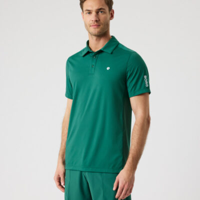Björn Borg Ace Mesh Panel Polo Shirt Grön