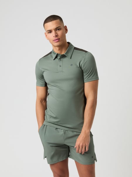 Björn Borg Ace Mesh Panel Polo Shirt Grön
