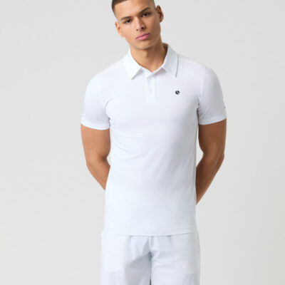 Björn Borg Ace Mesh Panel Polo Shirt Vit