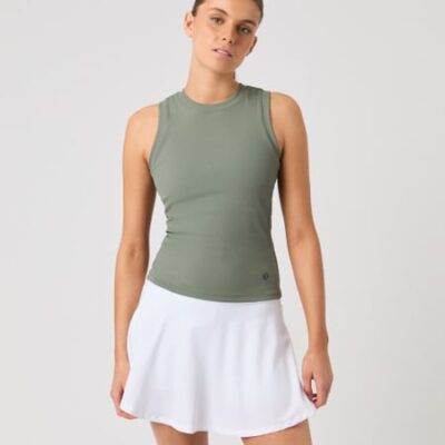 Björn Borg Ace Pocket Ribbed Tank Top Grön