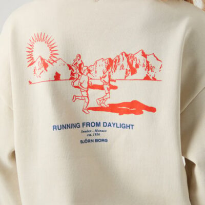 Björn Borg Borg Boyfriend Sweatshirt Vit