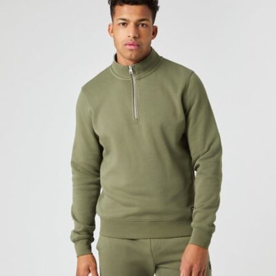 Björn Borg Centre Half Zip Grön