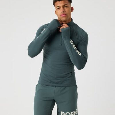 Björn Borg Borg Midlayer Half Zip Grön