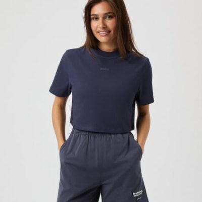 Björn Borg Studio Oversized Cropped T-shirt Grå