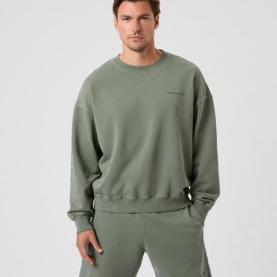 Björn Borg Borg Oversized Washed Sweatshirt Grön