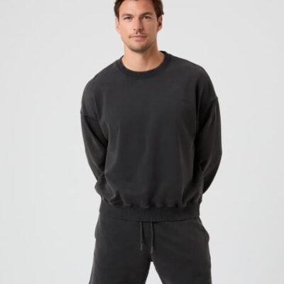 Björn Borg Borg Oversized Washed Sweatshirt Svart