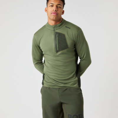 Björn Borg Borg Fleece Midlayer Grön