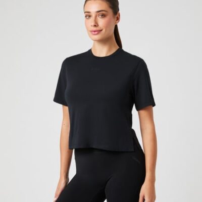 Björn Borg Borg Cropped T-shirt Svart