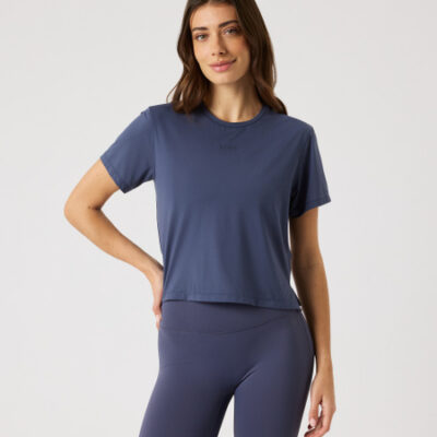 Björn Borg Borg Cropped T-shirt Marinblå
