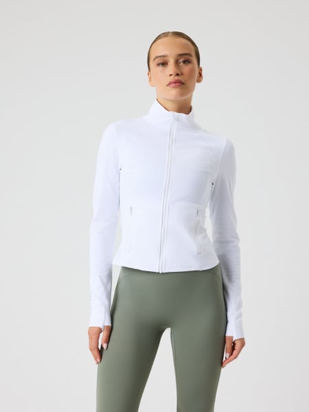 Björn Borg Borg Soft Zip Midlayer Vit