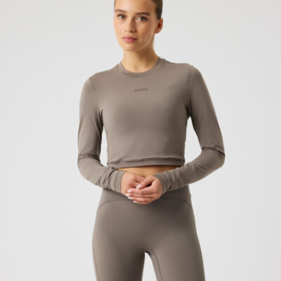 Björn Borg Studio Soft Cropped Longsleeve Brun