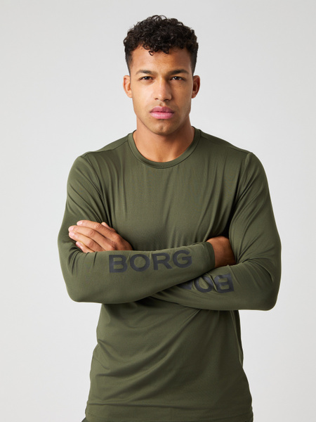Björn Borg Borg Long Sleeve T-shirt Grön