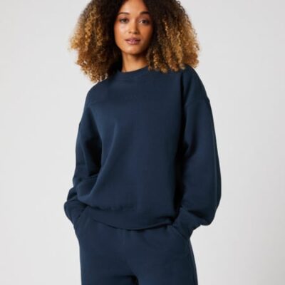 Björn Borg Studio Oversized Sweatshirt Marinblå