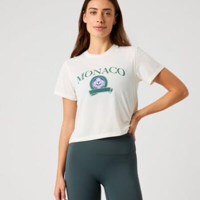 Björn Borg Borg Cropped T-shirt Vit