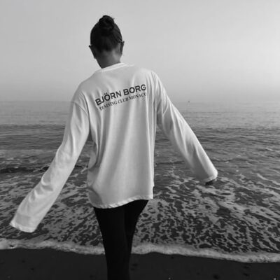 Björn Borg Studio Oversized Longsleeve T-shirt Vit