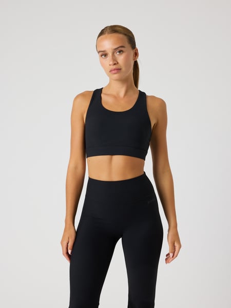 Björn Borg Studio Premium Rib Sports Bra Svart