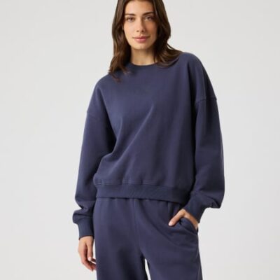 Björn Borg Studio Oversized Sweatshirt Marinblå