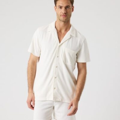 Björn Borg Borg Toweling Pool Shirt Vit