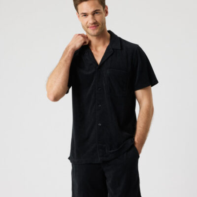 Björn Borg Borg Toweling Pool Shirt Svart