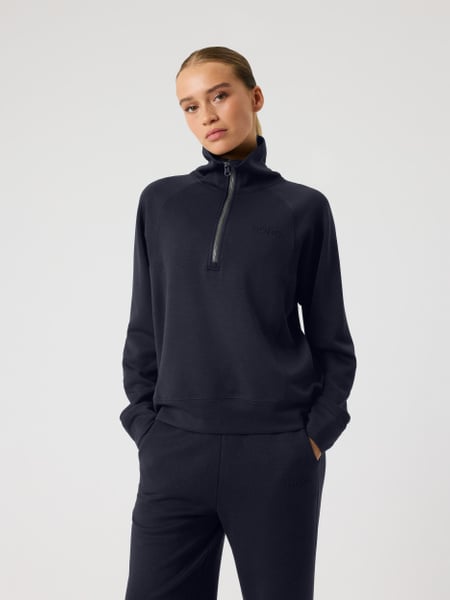 Björn Borg Studio Soft Halfzip Sweatshirt Marinblå